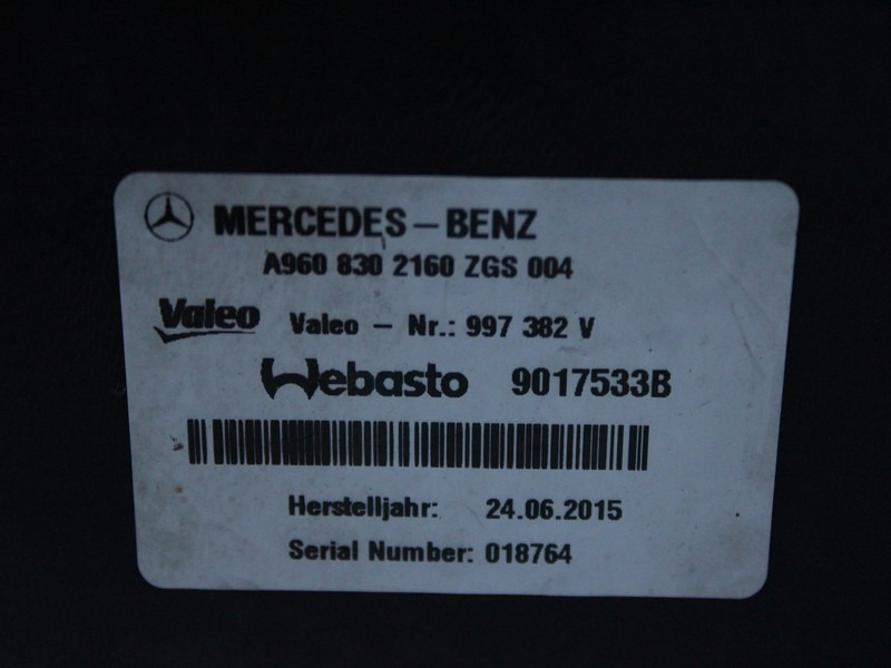 CLIMA STATIONARE MERCEDES ACTROS MP4 A9608302160 - Часть системы кондиционирования для Грузовиков: фото 3 CLIMA STATIONARE MERCEDES ACTROS MP4 A9608302160 - Часть системы кондиционирования для Грузовиков: фото 3