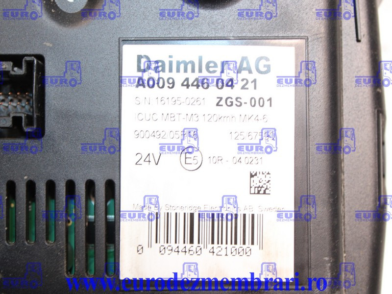 ELEMENT BORD CEAS BORD MERCEDES ACTROS MP4 A0094460421, A0084466121 - Кабина и интерьер для Грузовиков: фото 3 ELEMENT BORD CEAS BORD MERCEDES ACTROS MP4 A0094460421, A0084466121 - Кабина и интерьер для Грузовиков: фото 3