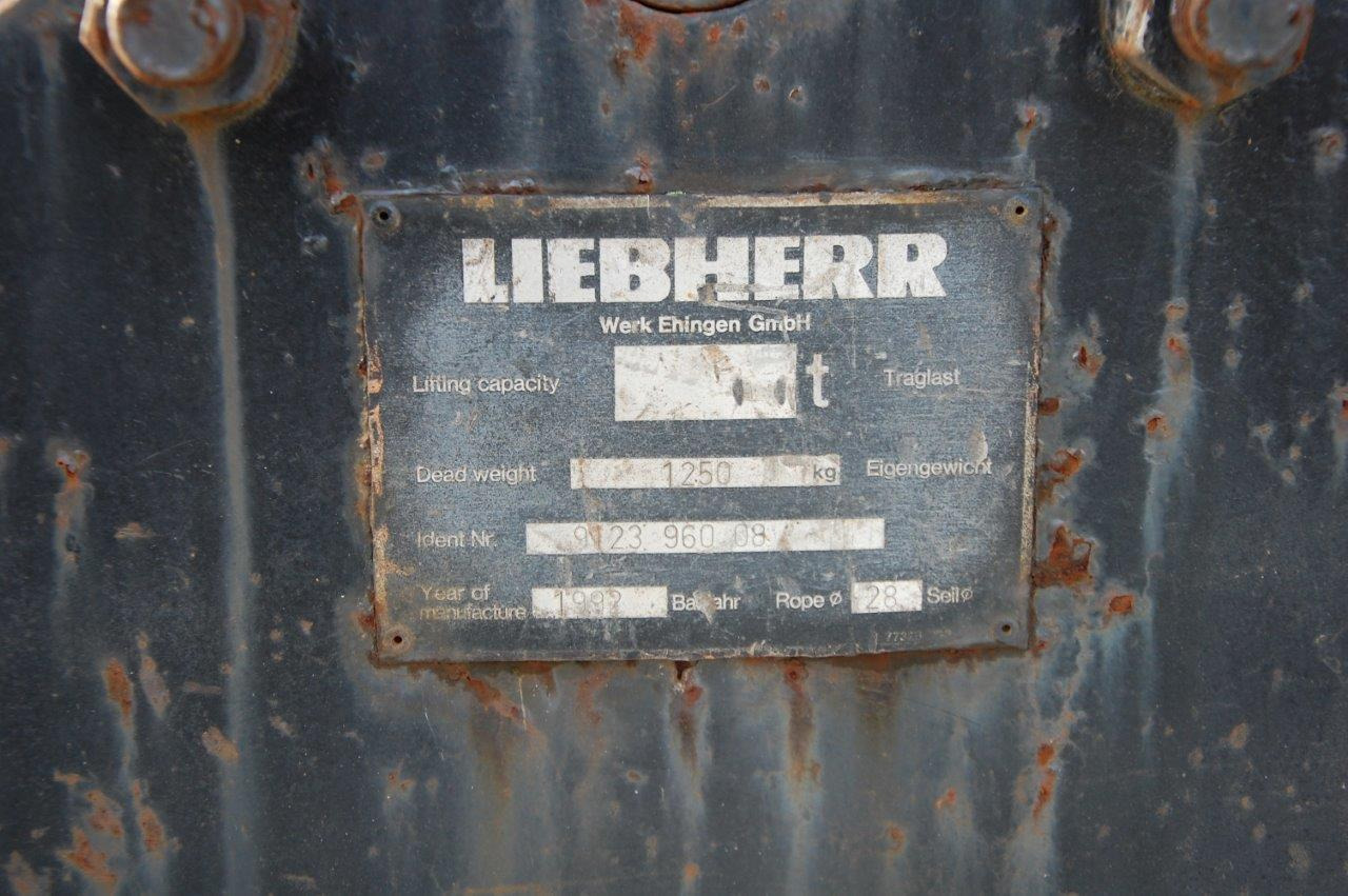 Мобильный кран Liebherr Zubehör = LTM 1800 und LG 1550 / Wippspitze 91 m: фото 23