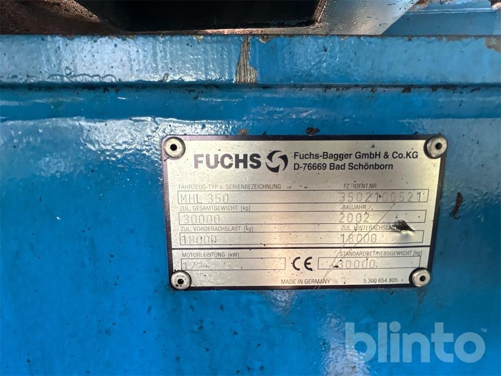 Перегружатель Fuchs Terex MHL350: фото 9