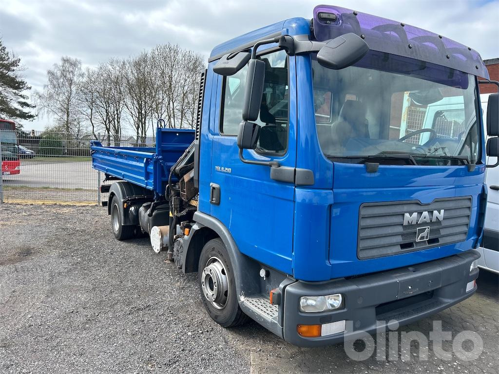 MAN TGL 8.210 (2008) m. Meiller-Kipper u. Hiab-Kran - Самосвал, Автоманипулятор: фото 4 MAN TGL 8.210 (2008) m. Meiller-Kipper u. Hiab-Kran - Самосвал, Автоманипулятор: фото 4