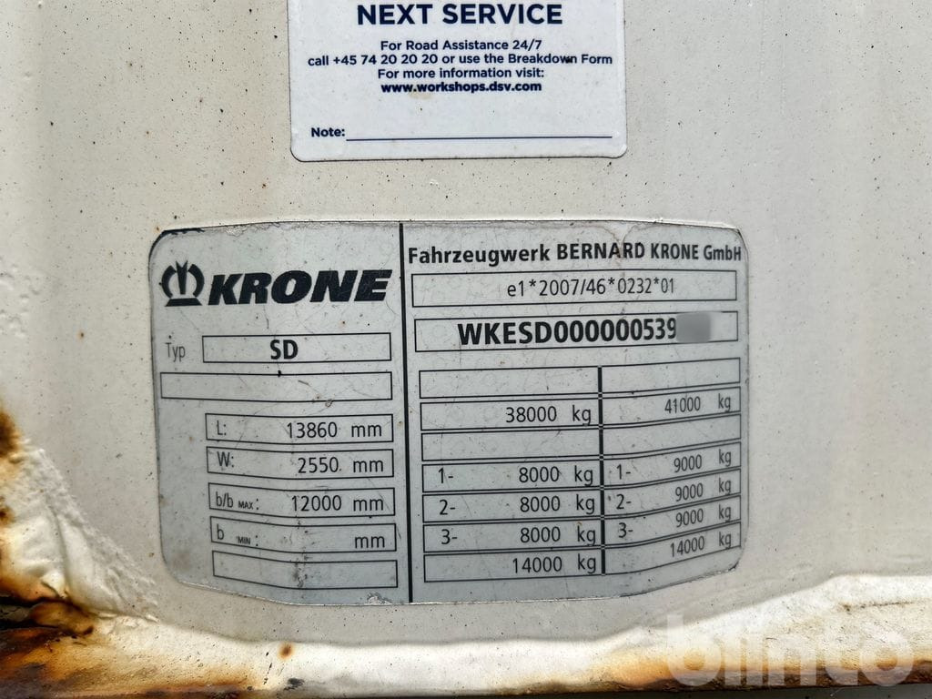 KRONE SD - Прицеп: фото 4 KRONE SD - Прицеп: фото 4