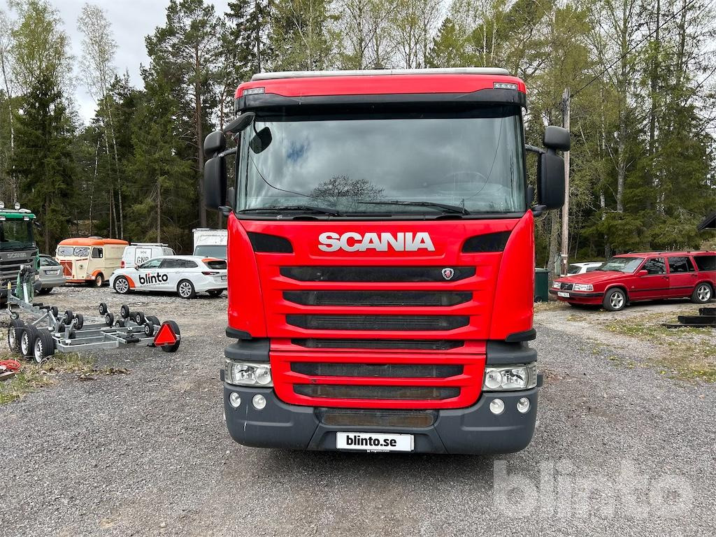 SCANIA G450 med kran och flak - Эвакуатор: фото 2 SCANIA G450 med kran och flak - Эвакуатор: фото 2