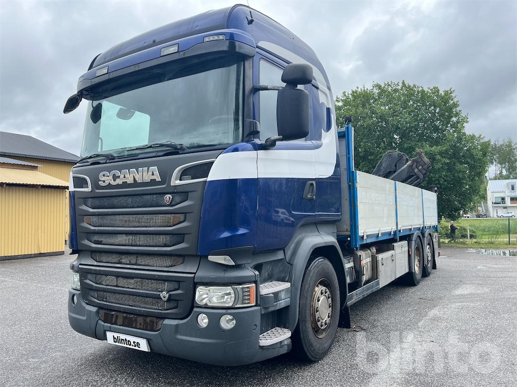 SCANIA R580LB6X2HNB - Грузовик бортовой/ Платформа, Автоманипулятор: фото 1 SCANIA R580LB6X2HNB - Грузовик бортовой/ Платформа, Автоманипулятор: фото 1