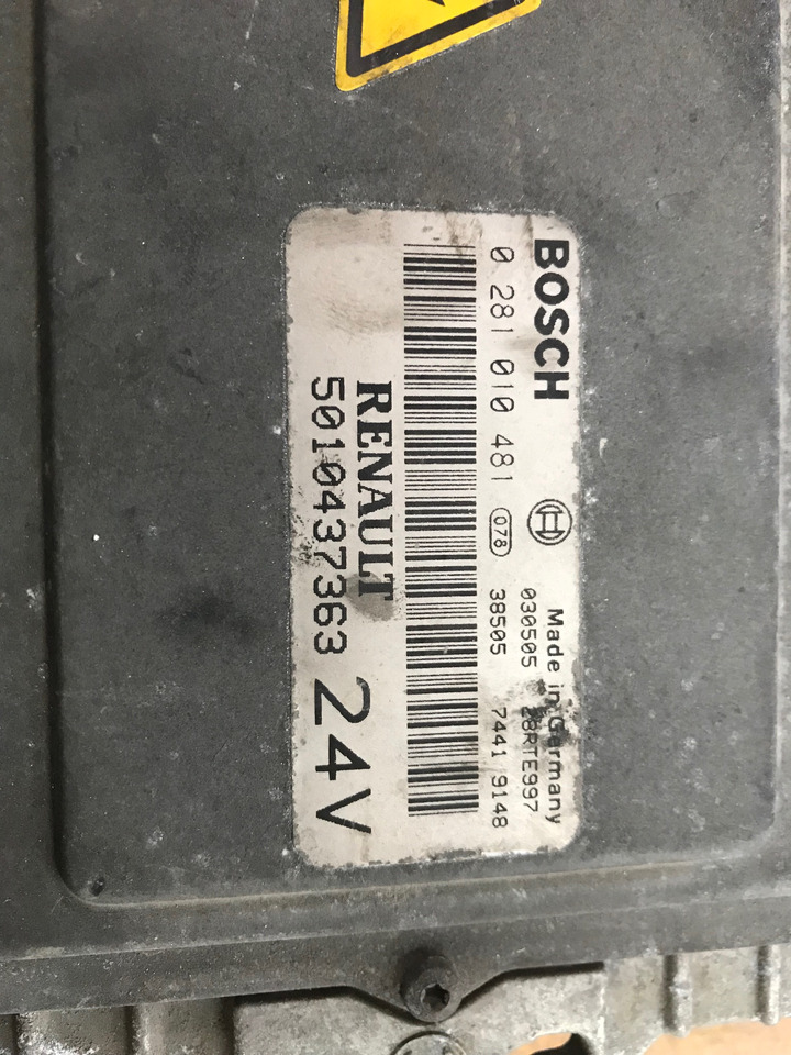 CENTRALINA MOTORE EDC - RIF. RENAULT 5010437363 - RIF. BOSCH 0281010481 - Блок управления: фото 2 CENTRALINA MOTORE EDC - RIF. RENAULT 5010437363 - RIF. BOSCH 0281010481 - Блок управления: фото 2