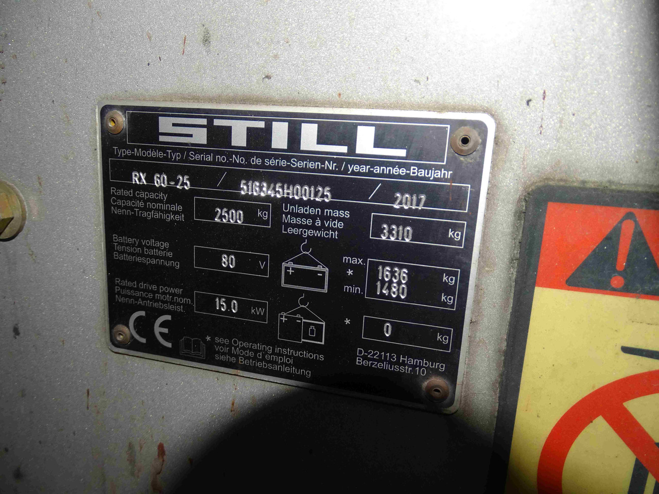 STILL RX60-25 - Электропогрузчик: фото 5 STILL RX60-25 - Электропогрузчик: фото 5