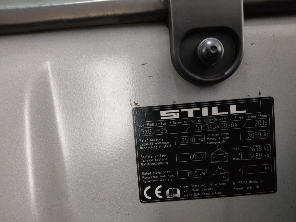 STILL RX60-25 - Электропогрузчик: фото 5 STILL RX60-25 - Электропогрузчик: фото 5