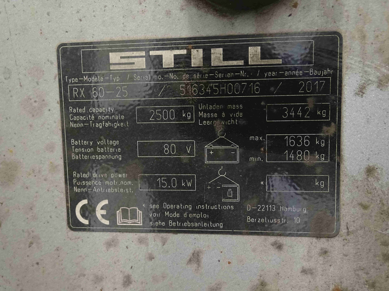 STILL RX60-25 - Электропогрузчик: фото 5 STILL RX60-25 - Электропогрузчик: фото 5