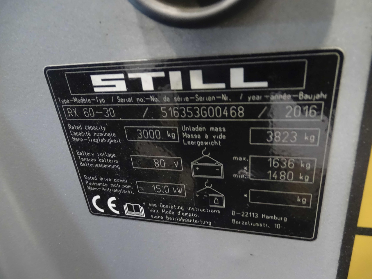 STILL RX60-30 - Электропогрузчик: фото 5 STILL RX60-30 - Электропогрузчик: фото 5