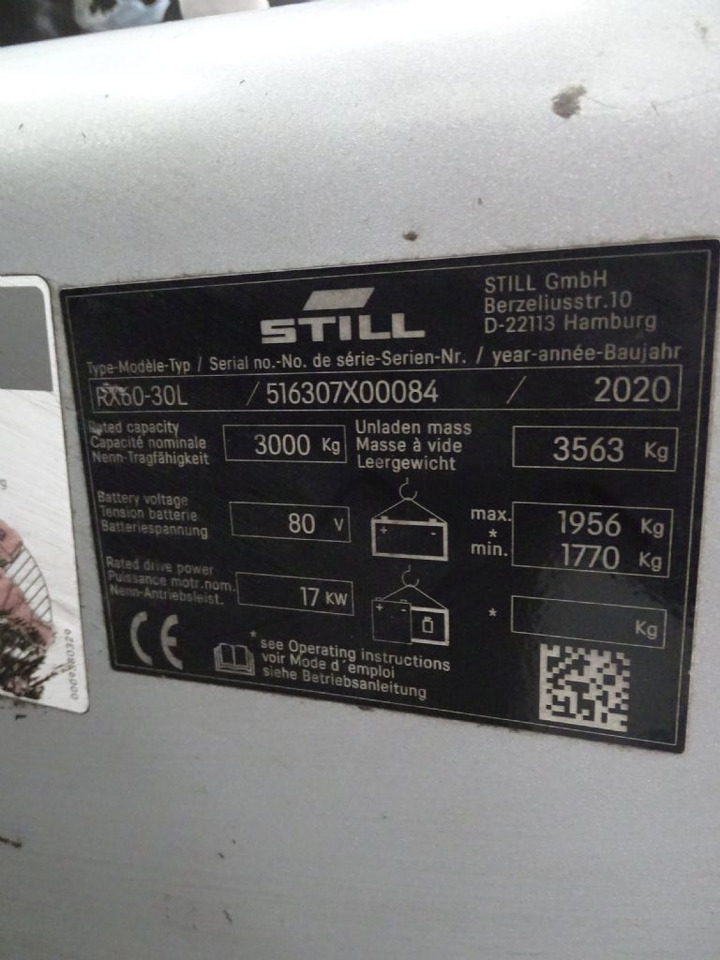 STILL RX60-30L - Электропогрузчик: фото 5 STILL RX60-30L - Электропогрузчик: фото 5