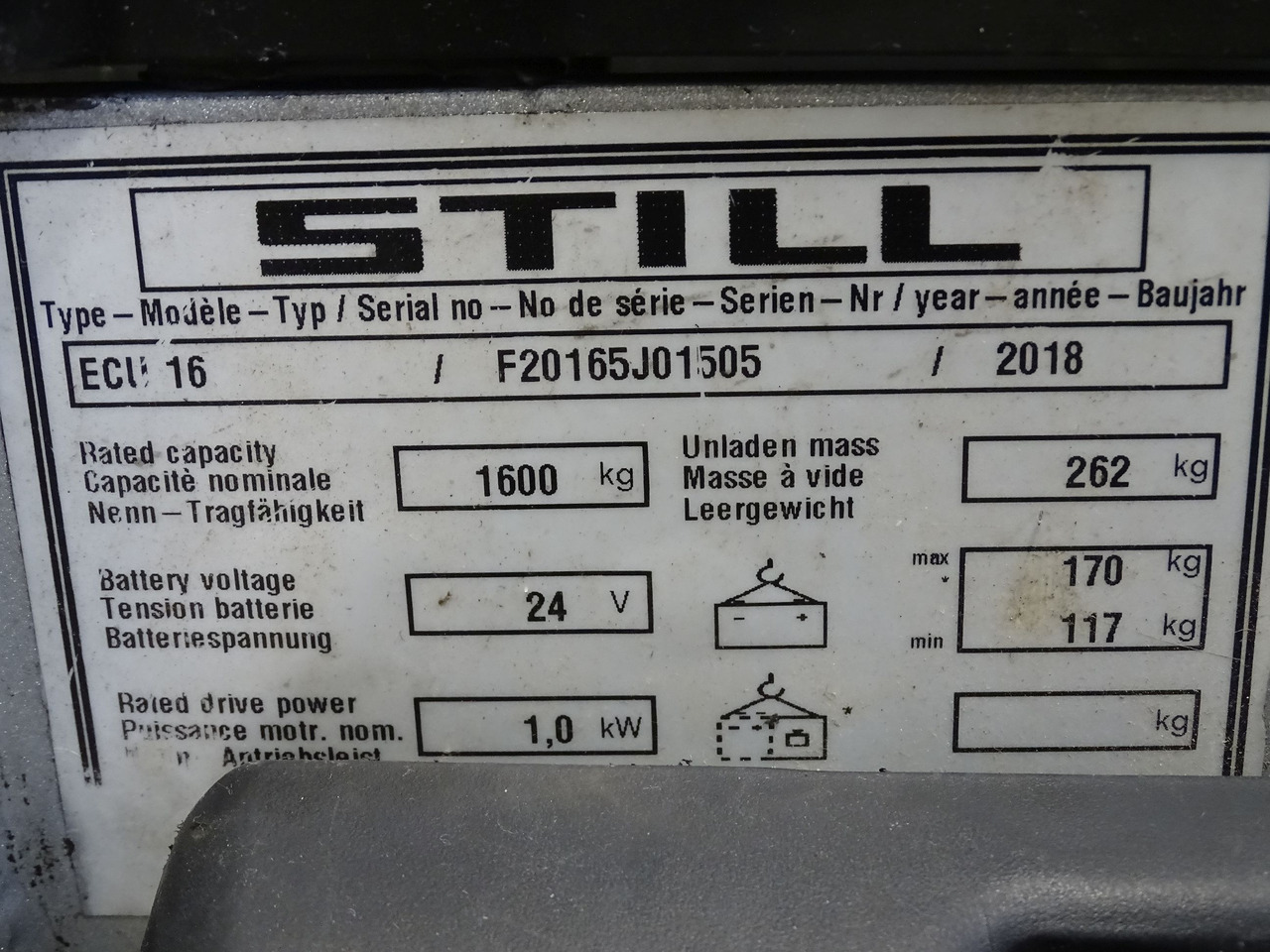 Still ECU16 - Тележка: фото 5 Still ECU16 - Тележка: фото 5