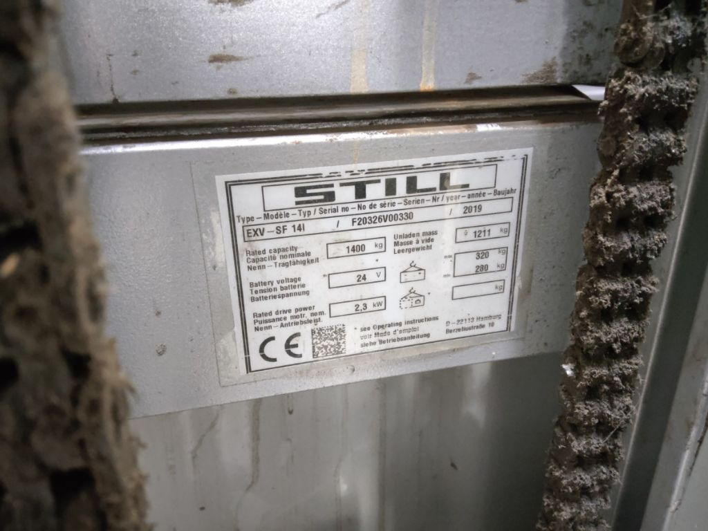 Still EXV-SF14I - Штабелер: фото 5 Still EXV-SF14I - Штабелер: фото 5