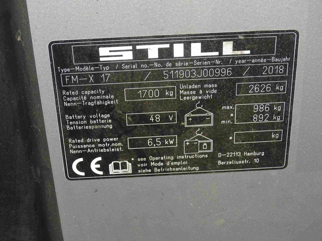 Still FM-X17 - Ричтрак: фото 5 Still FM-X17 - Ричтрак: фото 5