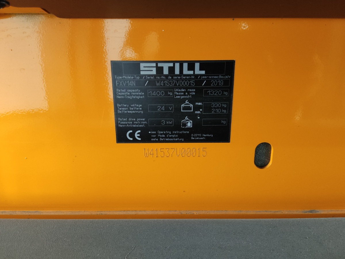 Still FXV14N - Штабелер: фото 5 Still FXV14N - Штабелер: фото 5