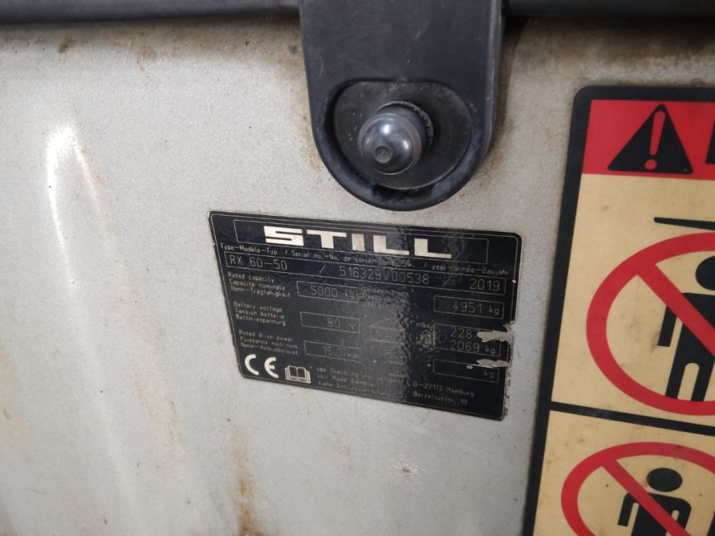 Электропогрузчик Still RX60-50: фото 9 Электропогрузчик Still RX60-50: фото 9
