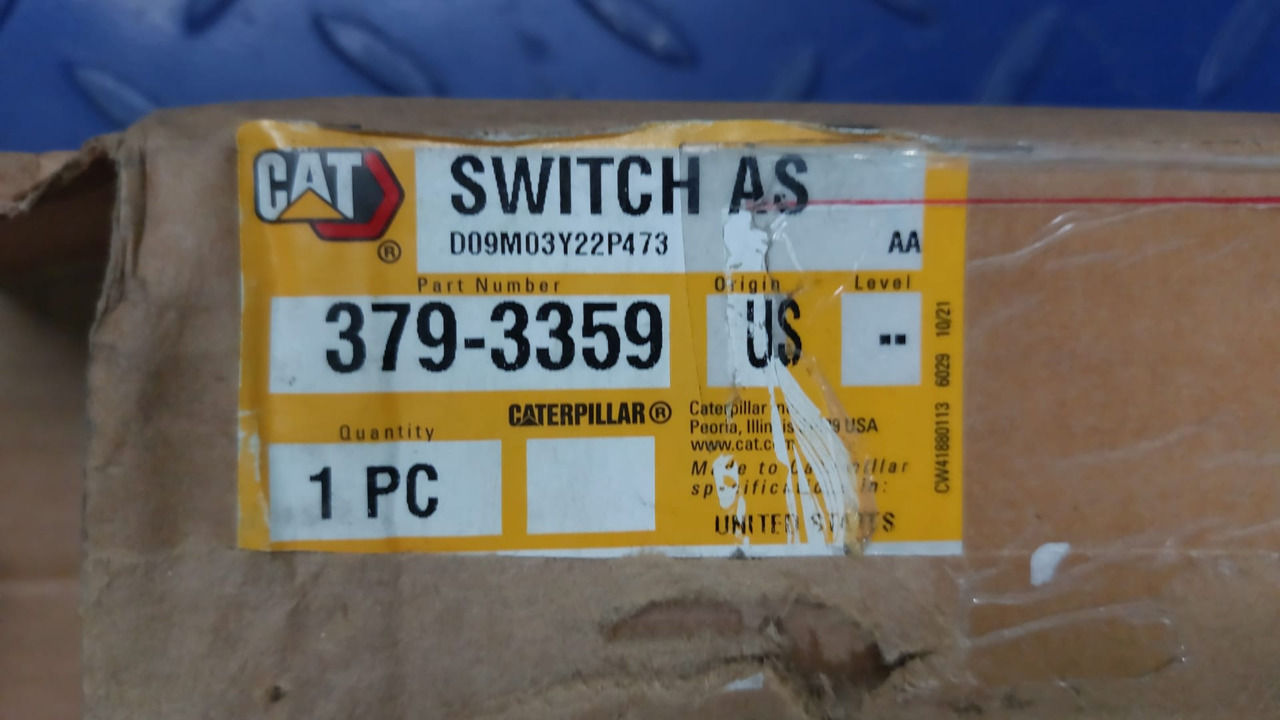 CATERPILLAR Switch CAT 379-3359 - Запчасти для Строительной техники: фото 3 CATERPILLAR Switch CAT 379-3359 - Запчасти для Строительной техники: фото 3