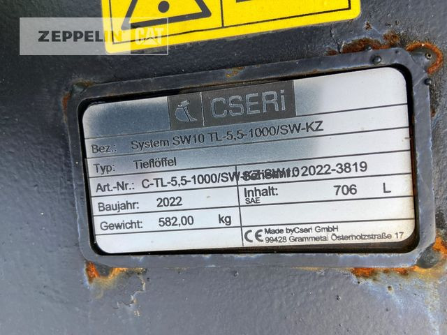 Lehnhoff UTL100 MS10 - Ковш для экскаватора для Строительной техники: фото 4 Lehnhoff UTL100 MS10 - Ковш для экскаватора для Строительной техники: фото 4