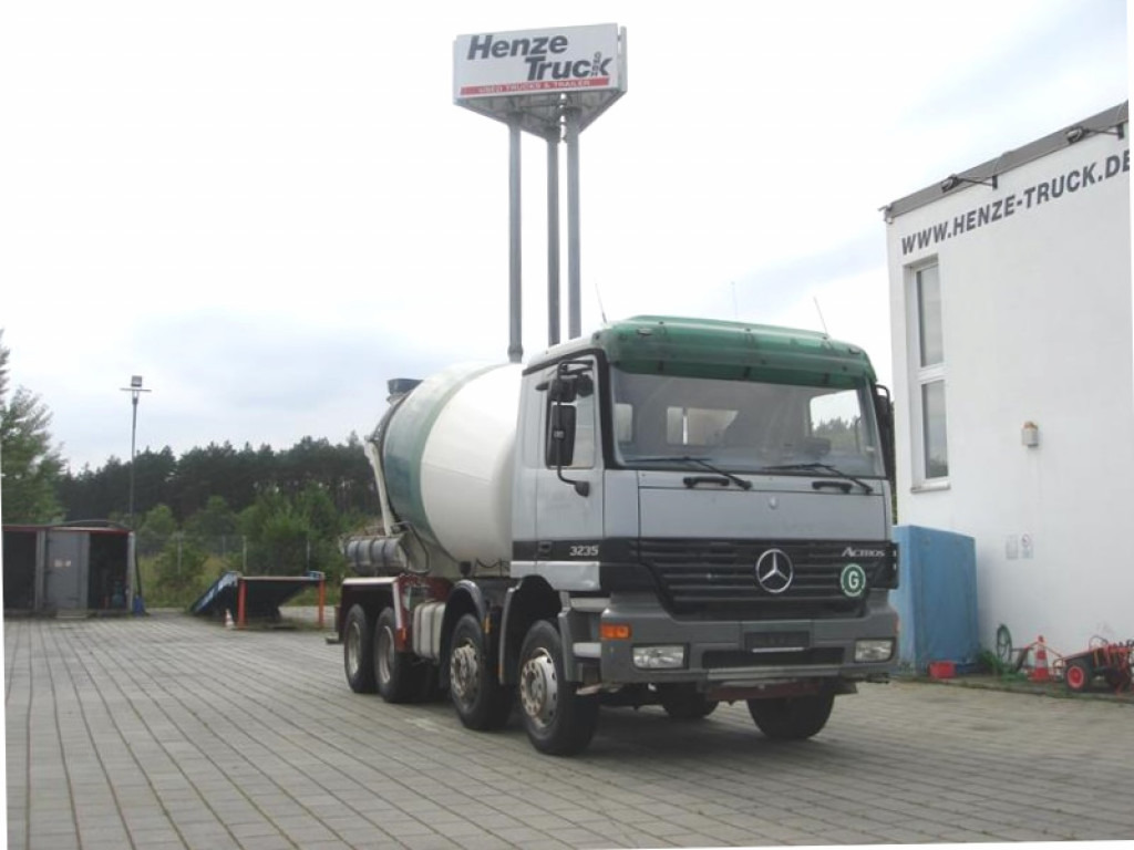 MERCEDES-BENZ Actros 3235 B 8x4 Betonmischer Stetter 9m³ -Deutsch - Грузовик: фото 1 MERCEDES-BENZ Actros 3235 B 8x4 Betonmischer Stetter 9m³ -Deutsch - Грузовик: фото 1
