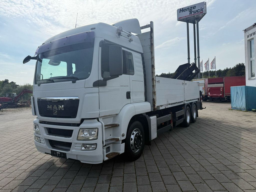 MAN TG-S 26.440 6x4 Pritsche Heckkran PK 27002+Funk - Автоманипулятор: фото 1 MAN TG-S 26.440 6x4 Pritsche Heckkran PK 27002+Funk - Автоманипулятор: фото 1