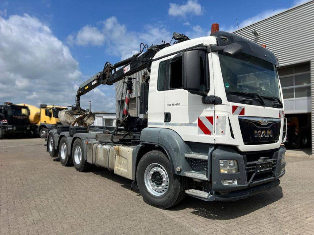 MAN TG-S 35.480 8x4 BL Abrollkipper mit Kran Penz-15 - Крюковой мультилифт, Автоманипулятор: фото 2 MAN TG-S 35.480 8x4 BL Abrollkipper mit Kran Penz-15 - Крюковой мультилифт, Автоманипулятор: фото 2